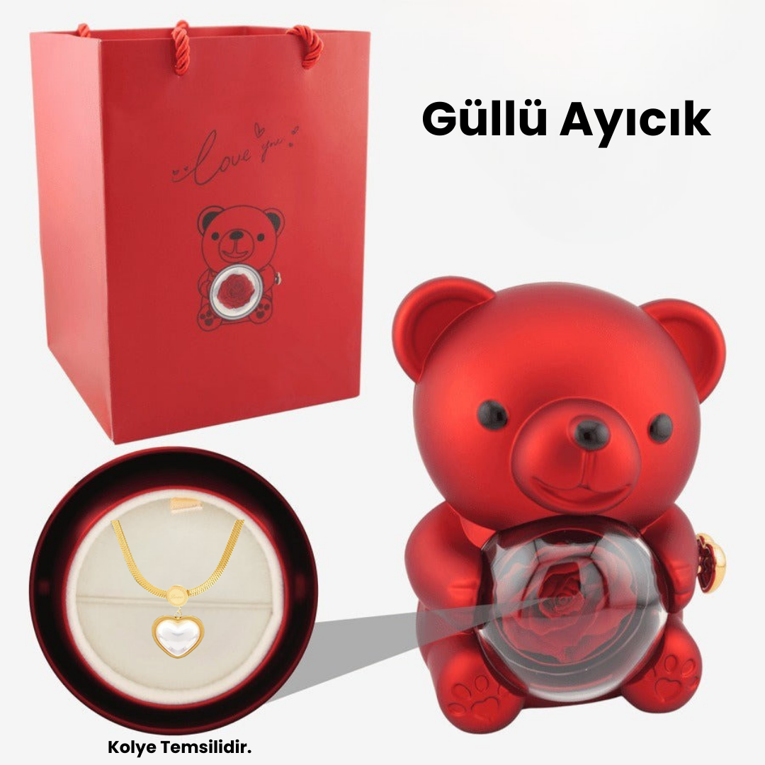 Parlayan Kalp İnci Kolye