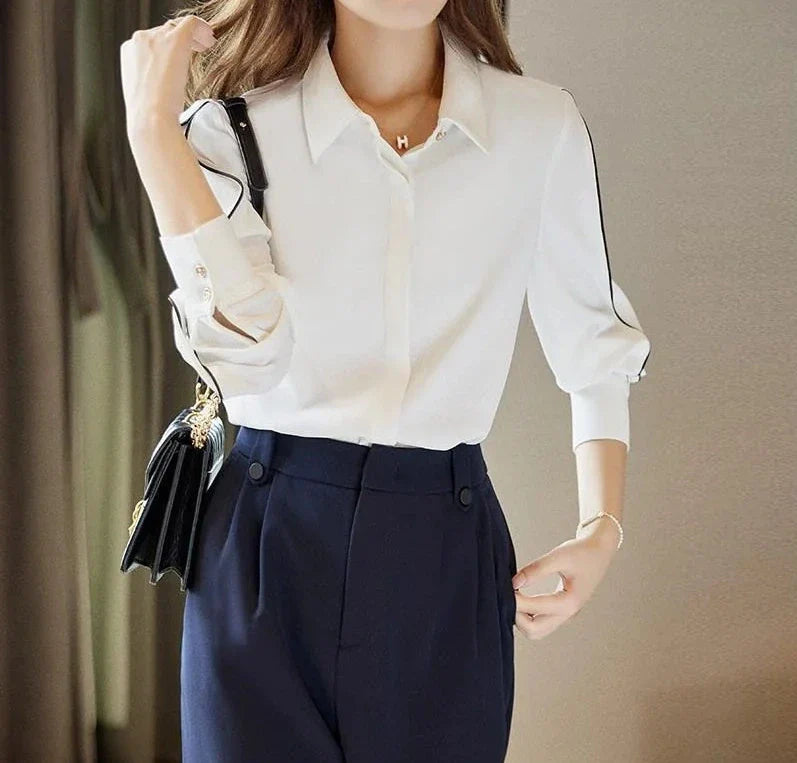 Bahar & Yaz Şifon Gömlek – Hafif, Zarif ve Rahat