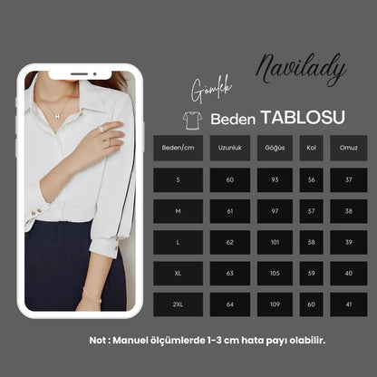 Bahar & Yaz Şifon Gömlek – Hafif, Zarif ve Rahat